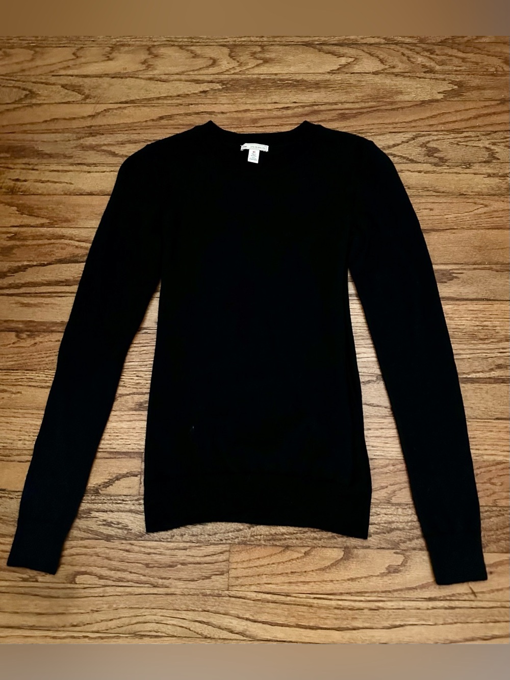 Vintage Gap Extra Fine 100% Merino Wool Black Crewneck Sweater - Women’s XS